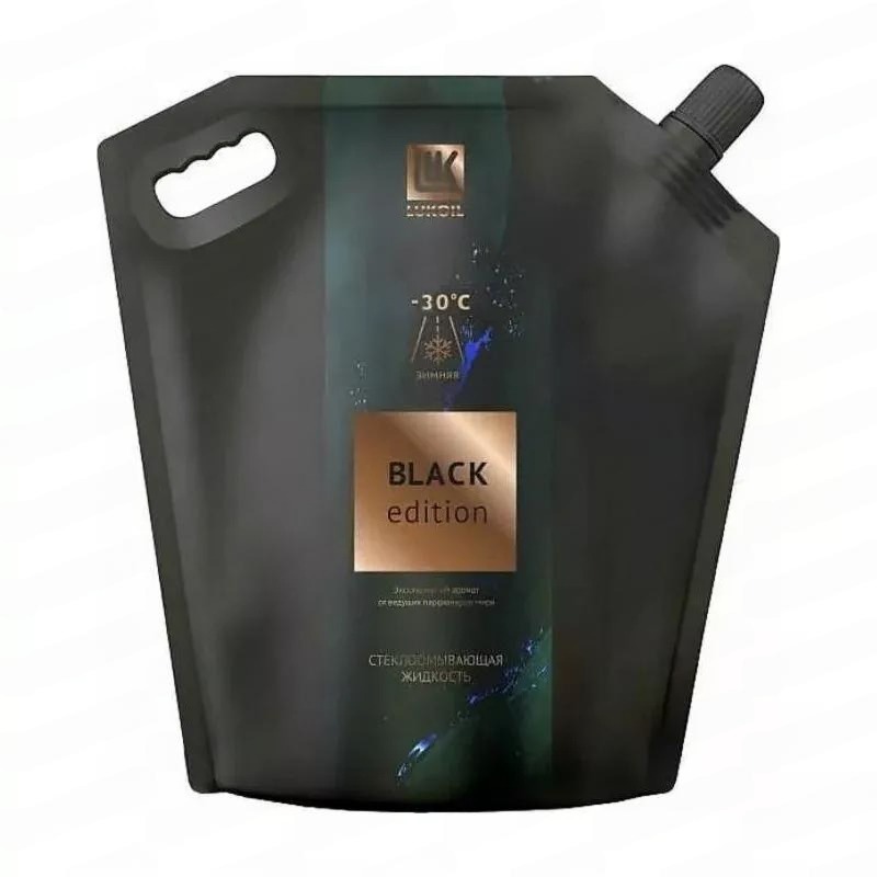 ЛУКОЙЛ СТЕКЛООМЫВАЮЩАЯ ЖИДКОСТЬ –30 °С BLACK EDITION 3,78 л 