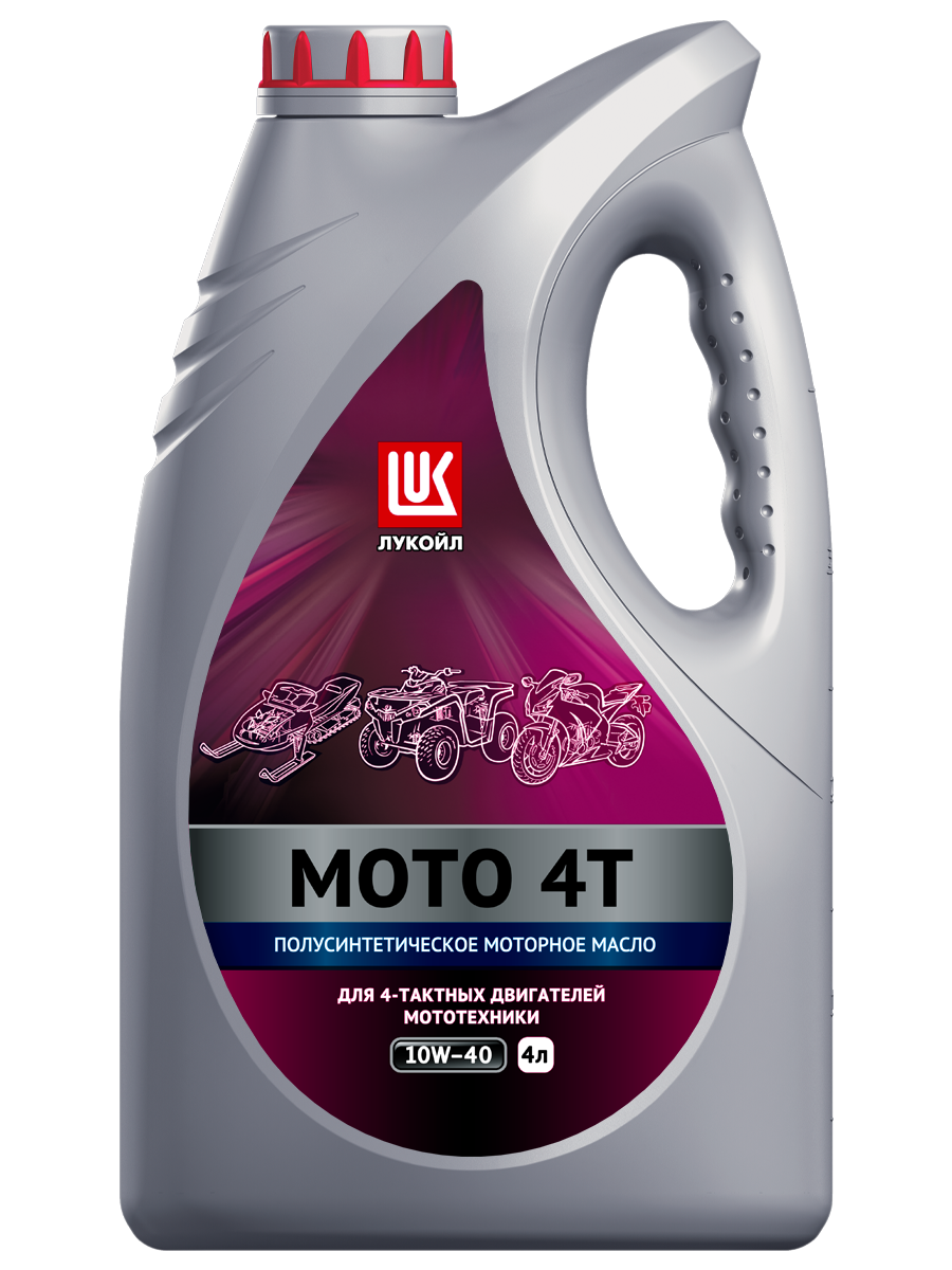 ЛУКОЙЛ МОТО 4Т SAE 10W-40, SL 4 л