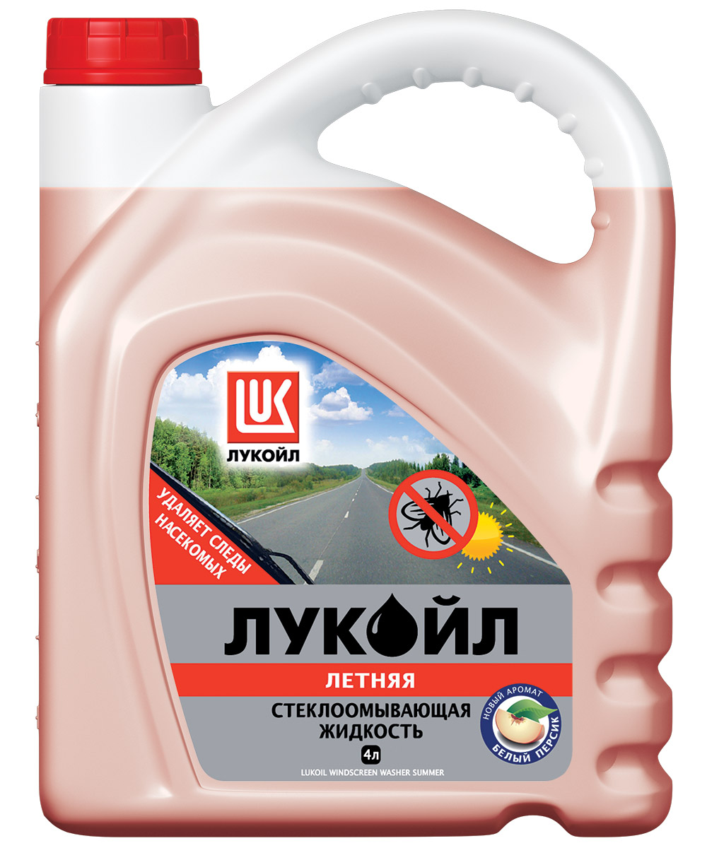 ЛУКОЙЛ Стеклоомывающая жидкость ЛЕТНЯЯ 4 л